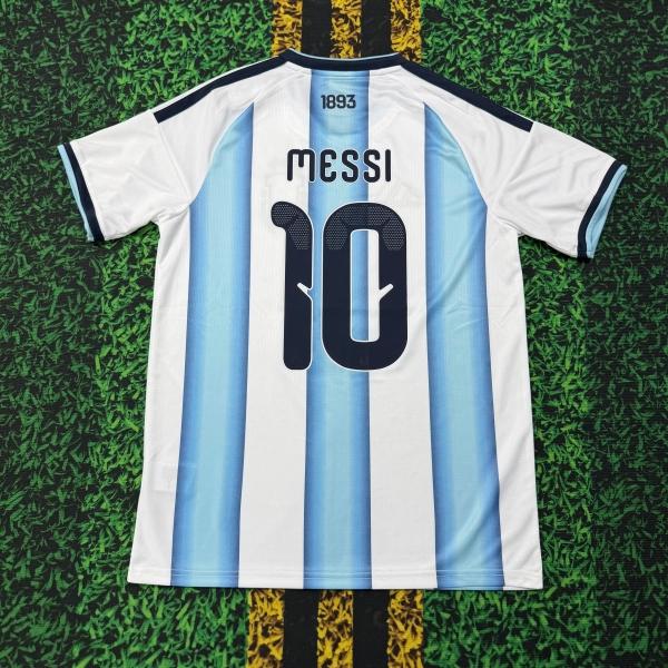 2026 World Cup Argentina National Team Fan Version Home #10 Messi Short Sleeve Jersey