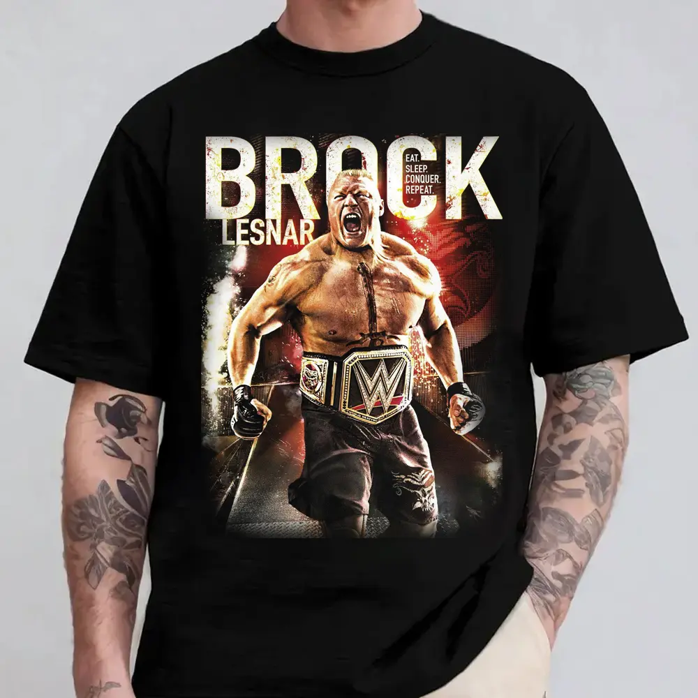 Brock Lesnar Wrestling Fan Shirt, Heavyweight Fighter Graphic Tee, Unisex Apparel