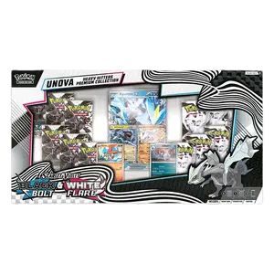 Unova Heavy Hitters Premium Collection SV Black Bolt and White Flare Pokemon Trading Card Game Set