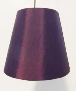 34406 Burgundy Brown Clip-On Chandelier Shade