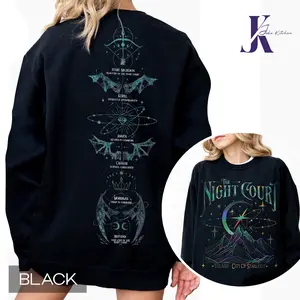 Velaris The Night Court Acotar 2 Sided Comfort Colors Shirt, Velaris The Night Court Shirt, Court Of Dreams, Inner Circle Acotar Tee