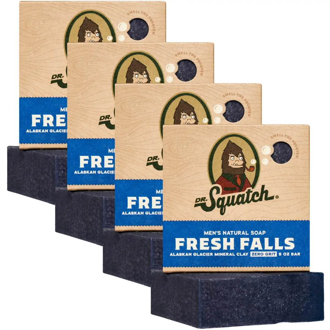 4-Pack Fresh Falls Natural Bar Soap