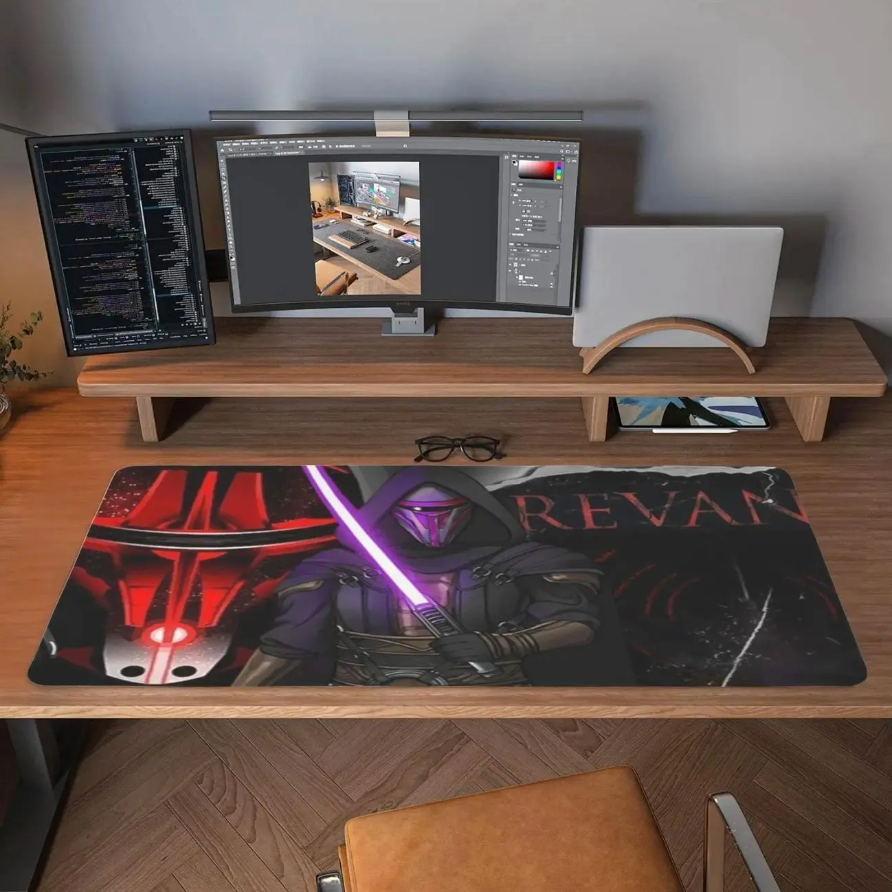Darth Revan Mouse Pad Gaming Desk Mat Custom for PC Gamer Setup