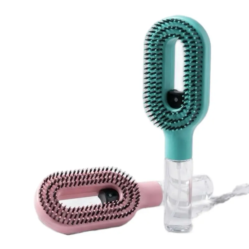 Holics Beauty AquaBrush Misting Hair Brush for Smooth and Shiny Hair Care