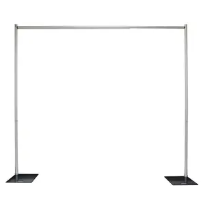 VIP Crowd Control 8x10F 8 x 10 ft. Pipe & Drape Set, Room Divider, 8X10ft Size, Aluminum Frame