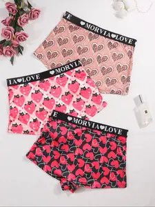 Morvia Women's Sexy Fitted Underwear Set, Printed Panties, Thin Breathable Fabric, All-Season Comfort, Durable & Stylish Design, Perfect for Daily Wear