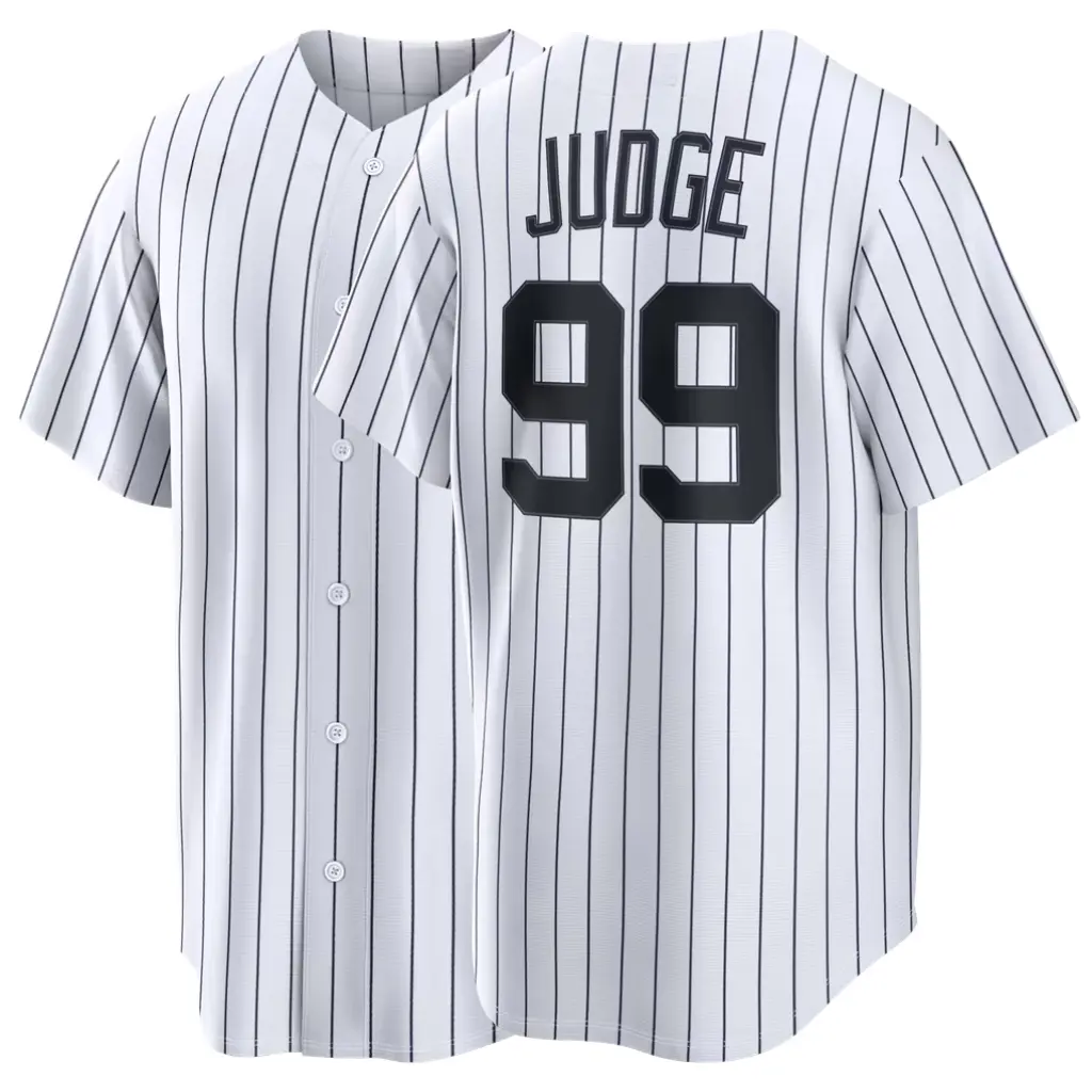 Unisex Retro V-Neck Baseball #99 Aaron Judge Jersey 26/27, Lightweight Game Day Sportswear, Classic Baseball Apparel Gift - Navy