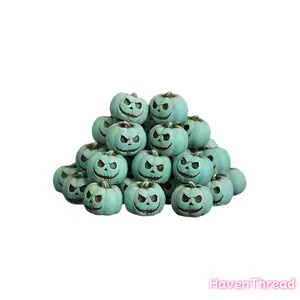 20-Piece Halloween Pumpkin Decorations, Fun Prank Smiley Face Pumpkins, Aquarium Fish Tank Ornaments, Unique Gift Idea