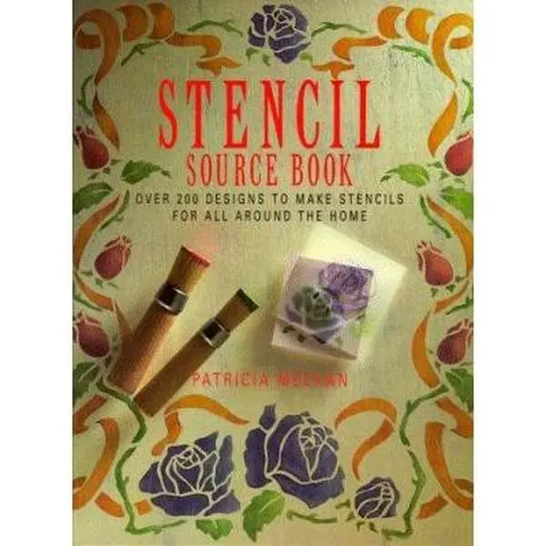 USED Book - Stencil Source Book: Over 200 Stencils to Make for All Around the Home by Patricia Meehan (Hardcover) - english