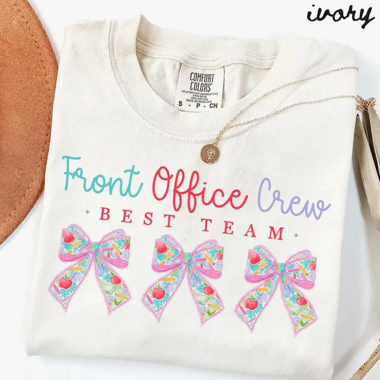 Comfort Colors Front Office Squad Shirt, School Office T-Shirt, Staff Appreciation, Back to School
