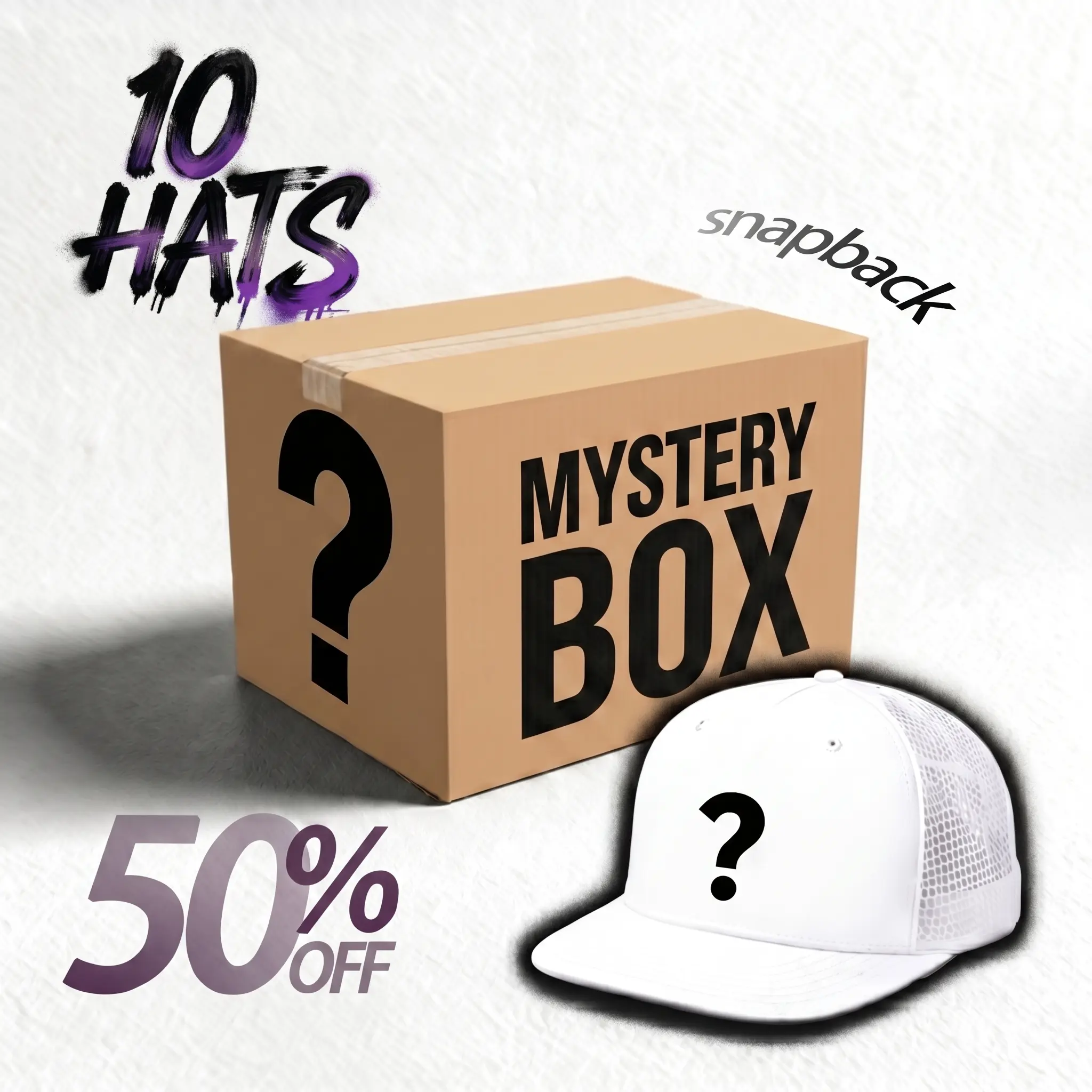 Mystery Hat Box 5-Piece Pack - Five randomly selected flat  display picture 1