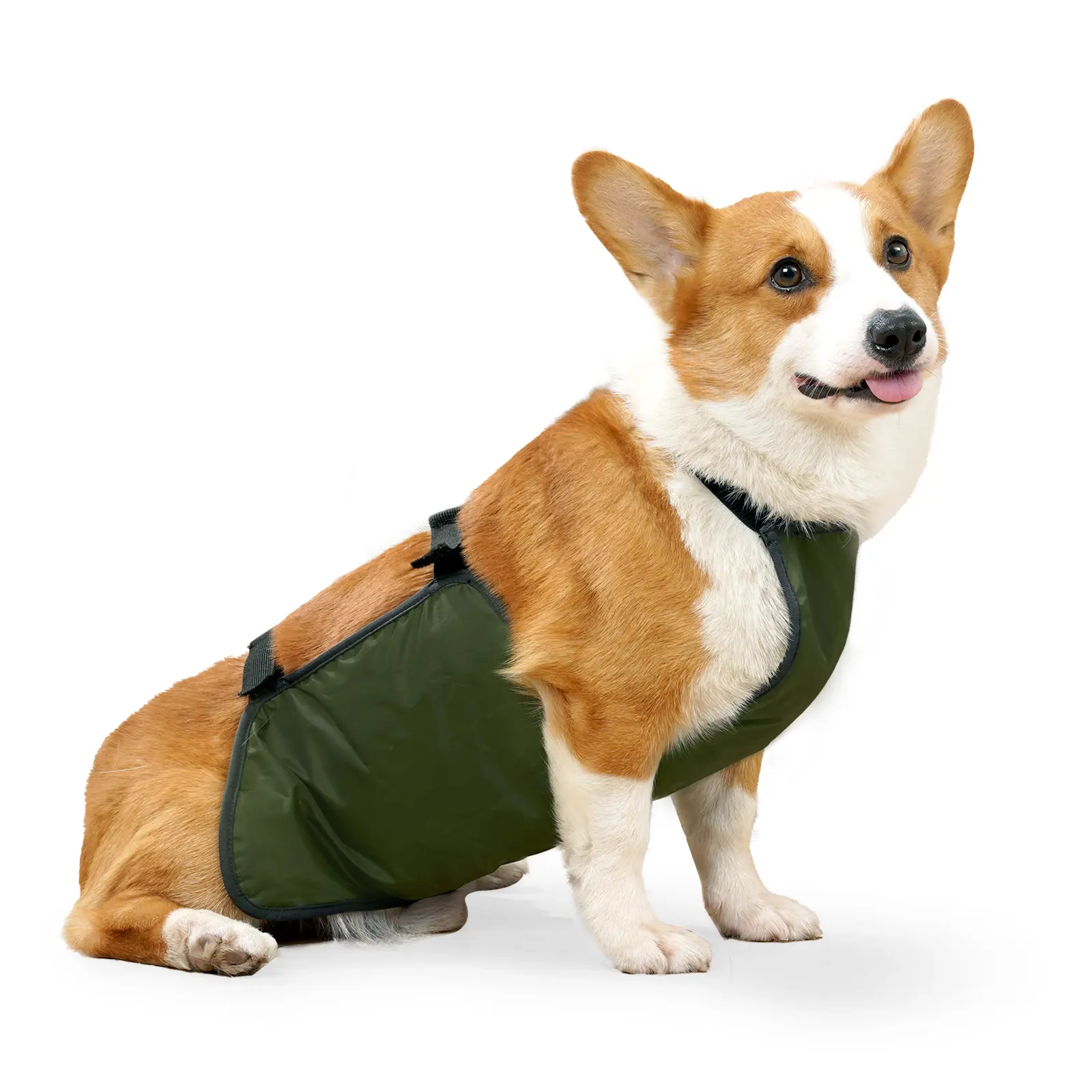 Waterproof Dog Belly Protector Bib, Adjustable Anti-Dirty Belly Wrap, Windproof Warm Belly Shield for Medium Large Dogs