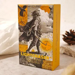 Lightchaser Tarot Cards Set, Spiritual Divination Deck for Intuitive Reading, Daily Reflection and Meditation, Boxed Tarot Gift Set for Beginners and Card Lovers