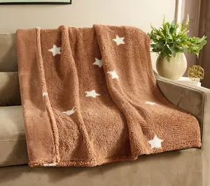 60x70 Reversible Sherpa Printed Thro by Jill Martin