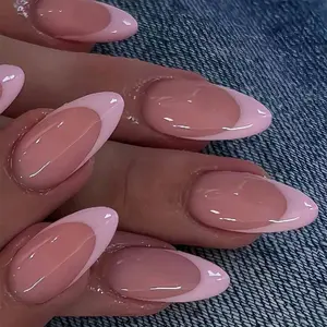 Change Your Nails, 24pcs Pure Color Matte Finish Almond Shape Press-On Nails, Matte False Nails, Fake Nails, with Jelly Glue Included and Nail File, Perfect for Festive Wear, Daily Use, School, Office, Party