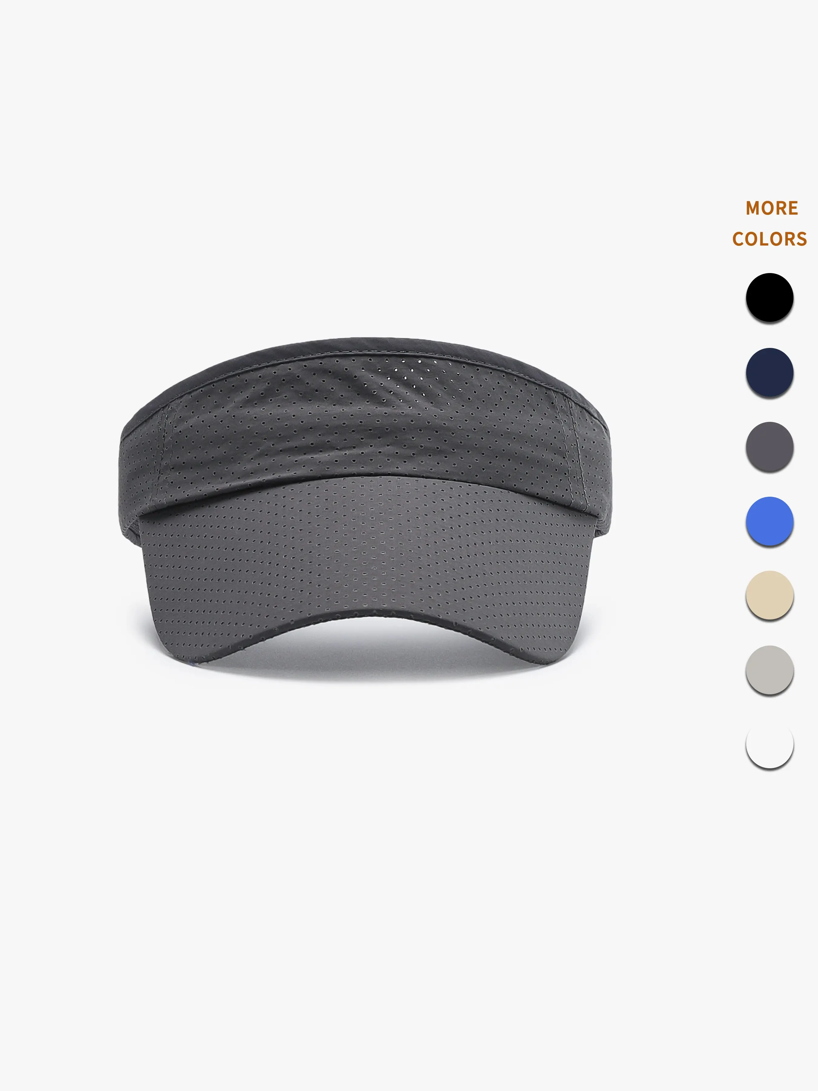 Unisex Visor Hat, Breathable Sun Protection, Casual Sports Style, Plain Design, Ideal for Outdoor Activities, Summer Commute, Daily Use