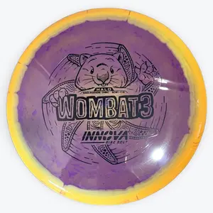 Innova Disc Wombat3 Mid-Range Disc Golf with Torque Resistance VTech Rim for Stable Throws and Precise Landings