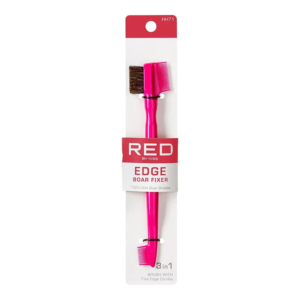 RED by KISS Professional 3-in-1 Edge Brush RED by KISS Professional 3-in-1 Edge Brush