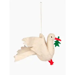 Felt Dove Ornament
