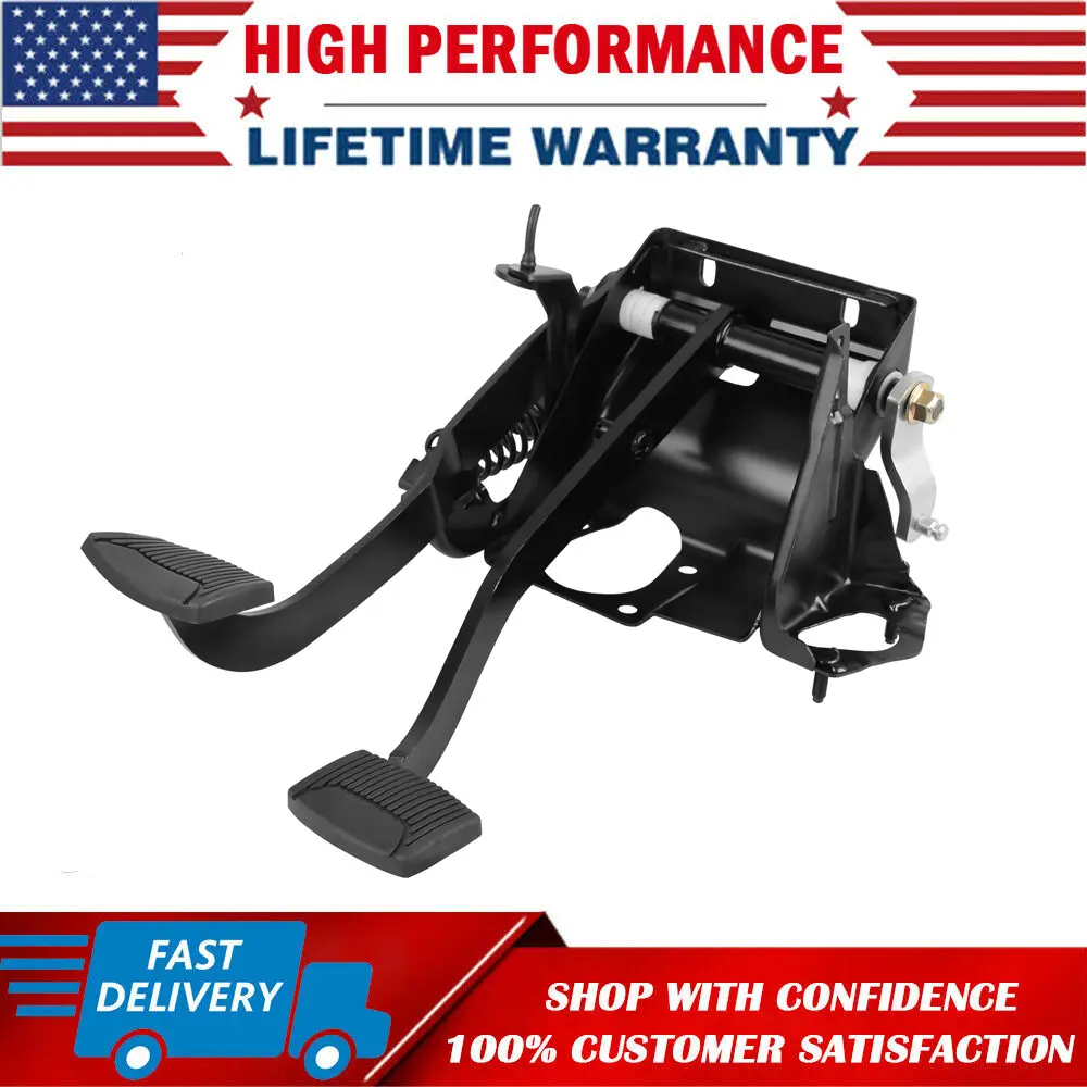 1x Brake Clutch Pedal Set, High-Reliability Replacement Part with OE Fitment for Ford F250 F350 (1992-1997), OE Part Number F3TZ2455A