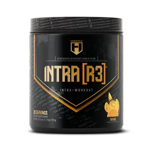 HOSSTILE INTRA[R3] Intra-Workout - Orange, 20 Servings, Cluster Dextrin, BCAA & EAA for Muscle Recovery & Energy