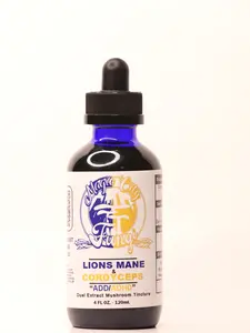 Magic City Tinctures Lions Mane & Cordyceps Combo Dual Extract Mushroom Tincture 2 FL oz Natural Healthcare Fitness Supplement for Focus Energy