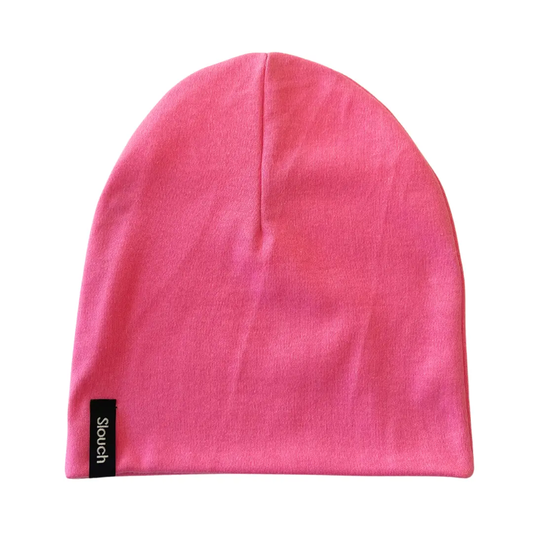 Cotton Candy Pink Slouch Beanie