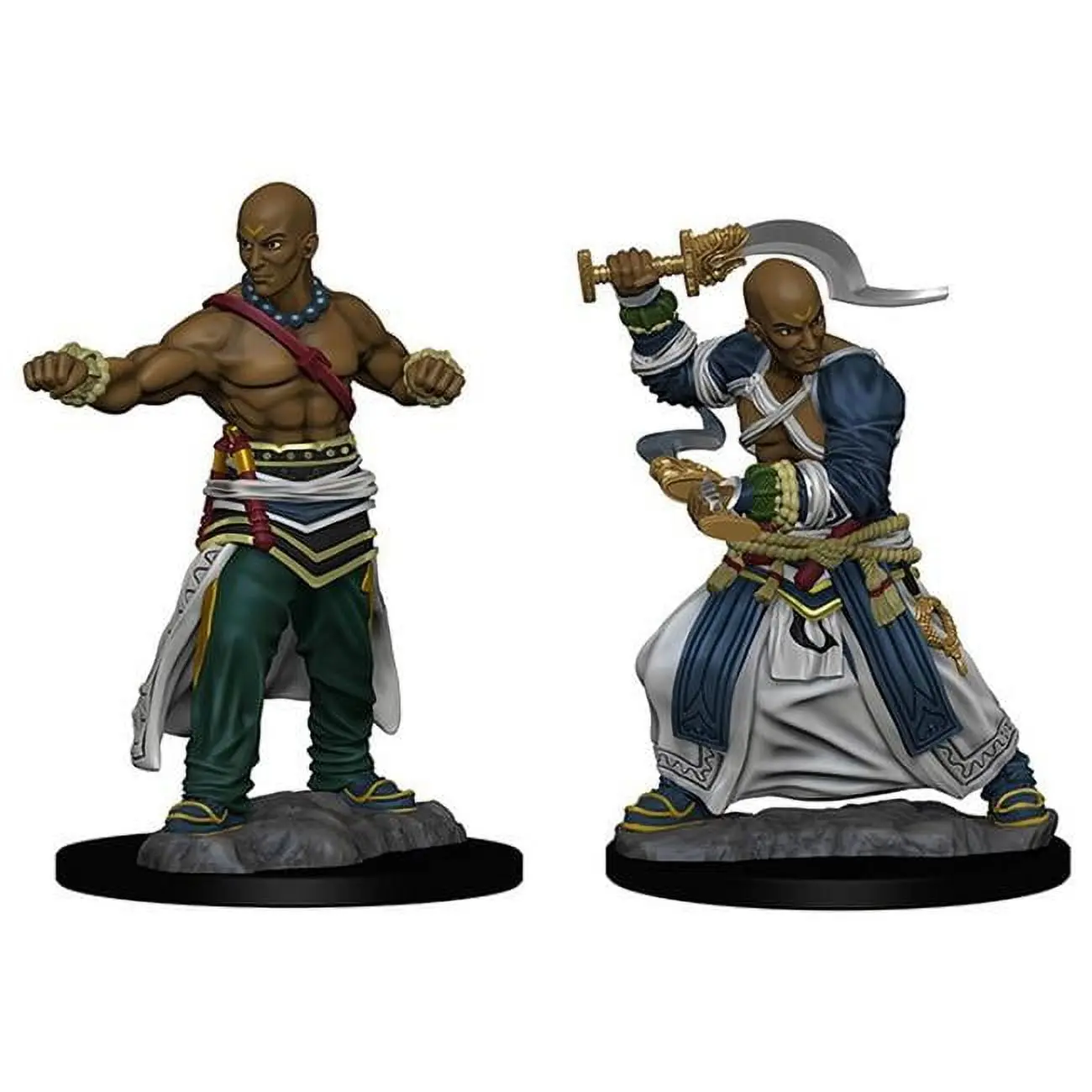 Pathfinder Deep Cuts Human Male Monk W1 Miniature