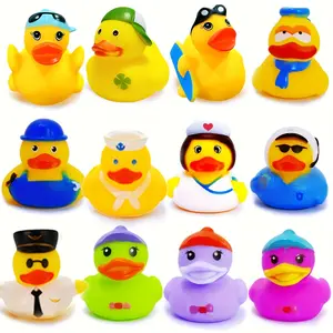 12/24pcs Rubber Ducks, Floating Bath Toys, Fun Classroom Rewards, Perfect Birthday Gifts, Great for Festive Party & Pool Party Decorations, Ideal for Easter and Holiday Use