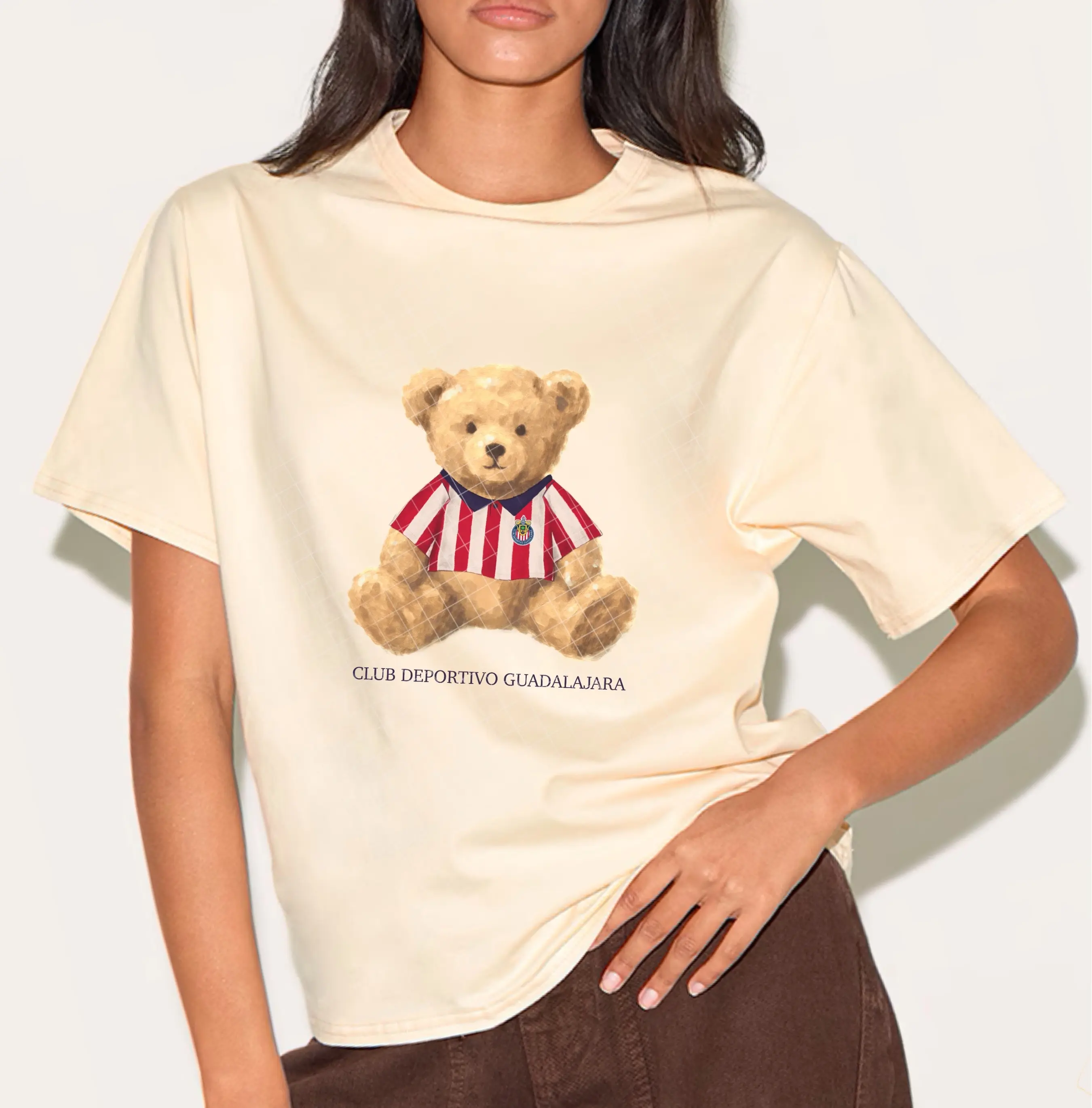 Chivas Teddy T Shirt Comfort Colors Tee Ivory