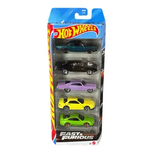 Hot Wheels Fast & Furious 5-Pack 1:64 Diecast Cars Set
