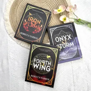 The Empyrean Series by Rebecca Yarros Custom Hardback Set | Fourth Wing, Iron Flame & Onyx Storm