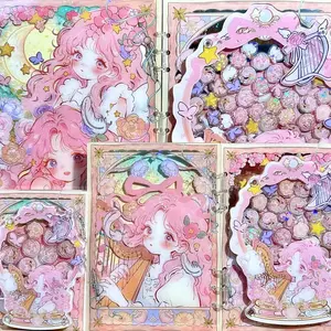 loose-leaf Replaceable handmade Acrylic Shaker journal-A8/A7/C9/A5