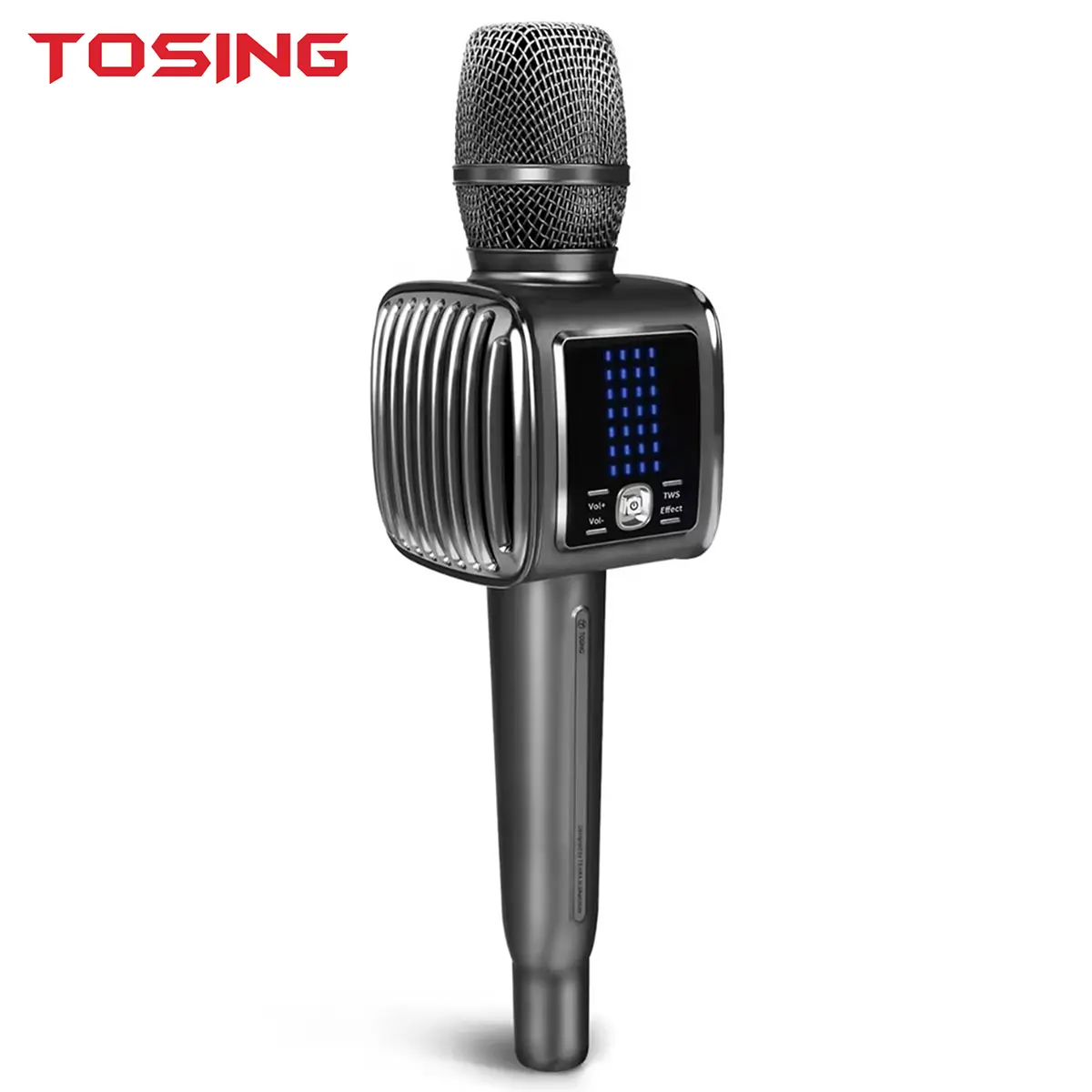 TOSING G6 PRO Wireless Condenser Karaoke Microphone with Bluetooth Speaker - Rechargeable Portable Handheld Mic, USB Audio Connection, Noise Reduction, Smartphone Compatibility (iOS&Android), User Manual, Streaming, Charging Cable for Birthday, Home Use,