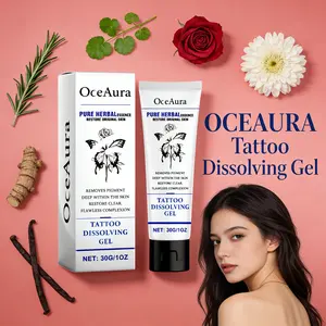 OCEAURA Tattoo Dissolving Gel - Rutin & Carnitine Gentle Pigment Dissolving Tattoo Removal Gel with Skin Barrier Repair Flawless Remover
