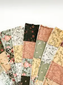 Handmade, One-of-a-kind, Ragged, Patchwork Bookmarks