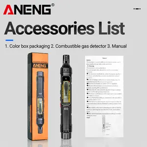 ANENG GN805 Combustible Gas Detector, Adjustable Sensitivity, Portable Pen-Type Tester with Audible Alarm, Essential Tool for Kitchen, Water Heater & Gas Line Leak Detection