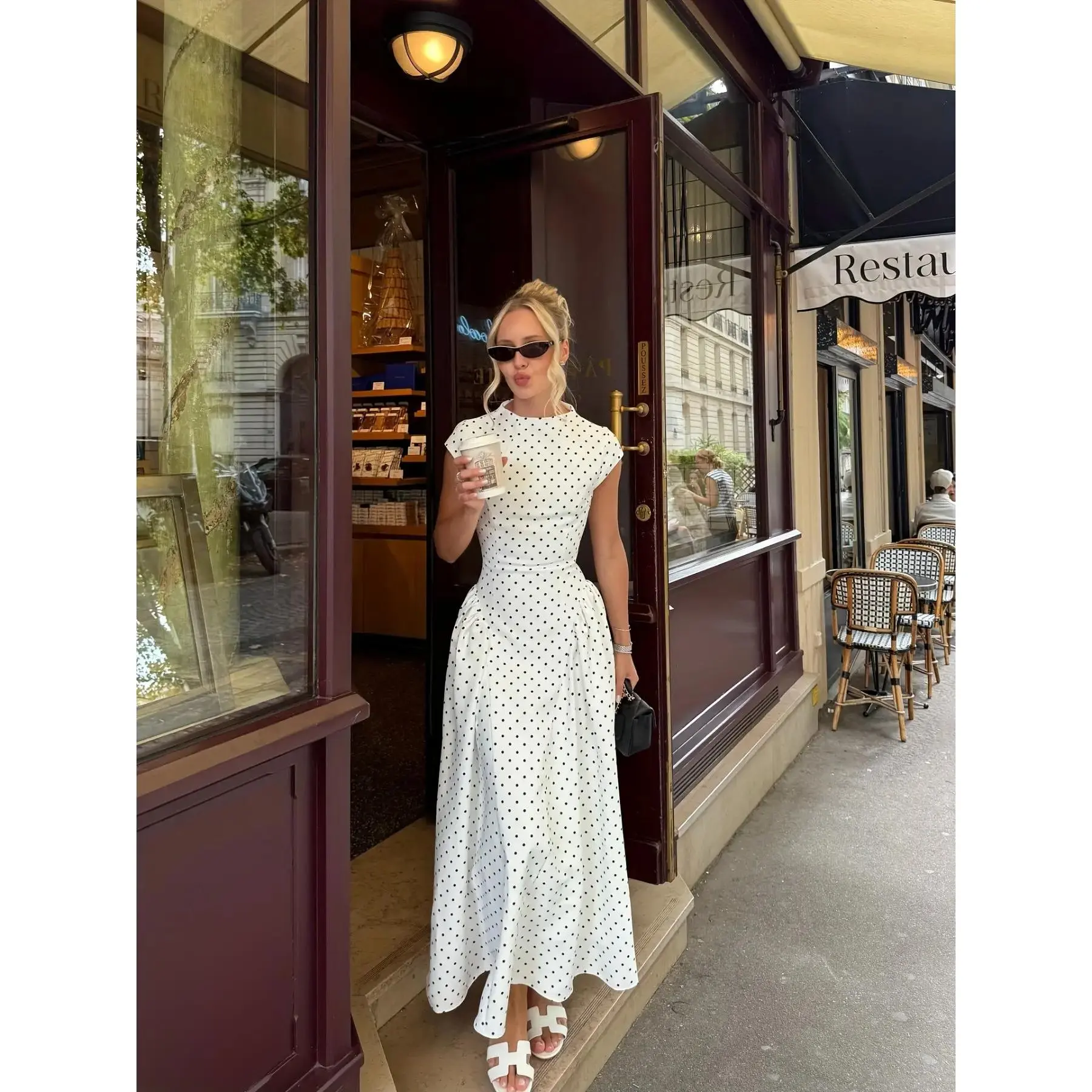 Elegant Polka Dot Women's Dress, Autumn Fashion Holiday, Stylish Ladies' Clothing for Special Occasions - TikTok Shop Elegant Polka Dot Women's Dress, Autumn Fashion Holiday, Stylish Ladies' Clothing for Special Occasions - TikTok Shop