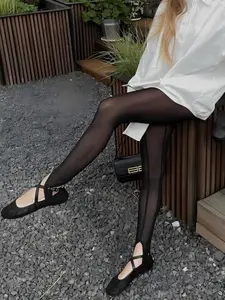 High Waist Sheer Mesh Long Pants, Belly Control Butt Lifting Slimming, Party Summer Daily Fashion Transparent Trousers