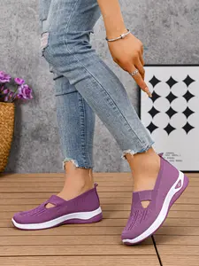 Women's Casual Sports Shoes, Comfortable Fashion Sneakers, Lightweight Soft Sole Mesh Shoes, Daily Outdoor Walking Shoes