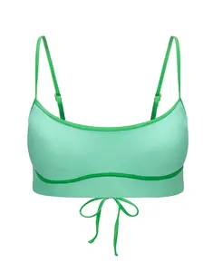 River Light Green 2 Swimwear Top