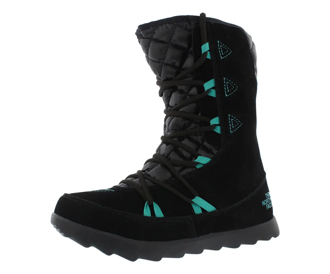 THE NORTH FACE Women's Thermoball Apres Booties, Quilted Insulated Slip-On Outdoor Winter Shoes and Casual Footwear
