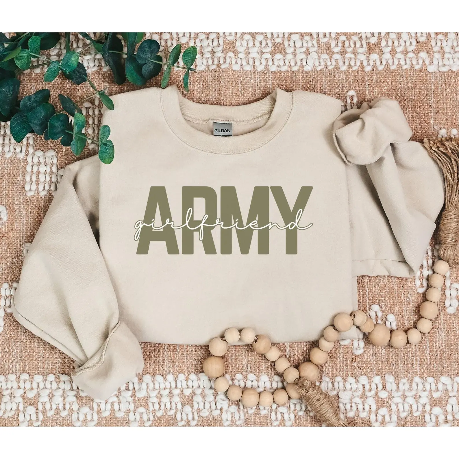 Proud Army Girlfriend Sweatshirt, Army Girlfriend Crewneck, Army Girlfriend Shirt, Military Girlfriend, Army Girlfriend Gift, Deployment