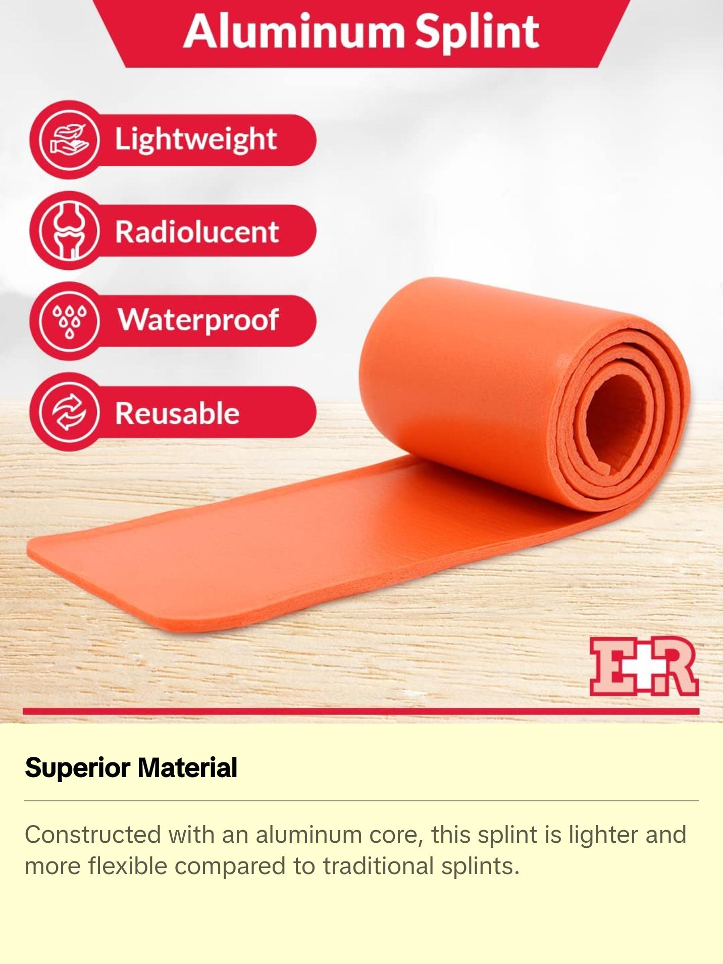 Ever Ready First Aid Universal Aluminum Splint, 36 Inch Rolled, 5 Ounce