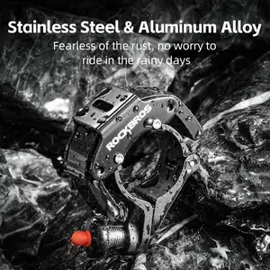 ROCKBROS Bike Bells Hidden MTB Bells Bicycle Bells for 22.2mm Handlebars, More Than 100dB