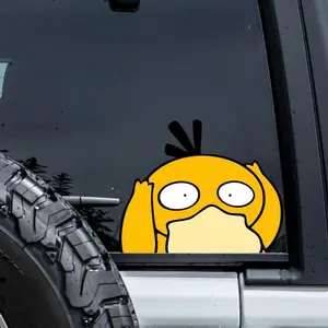 Psyduck Sticker, Funny Gift Waterproof Glossy Sticker, Decal for Laptop, Water Bottle, Car, Gamer Gift