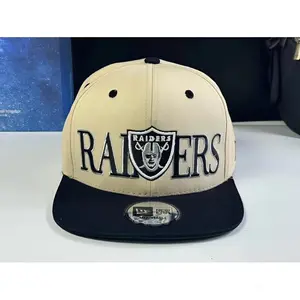 New Era Las Vegas Raiders 9FIFTY Snapback Cap Collection – Flat Brim NFL Football Hats with Embroidered Raiders Shield Logos, Adjustable Streetwear Caps for Men and Women, Limited Edition Fan Gear