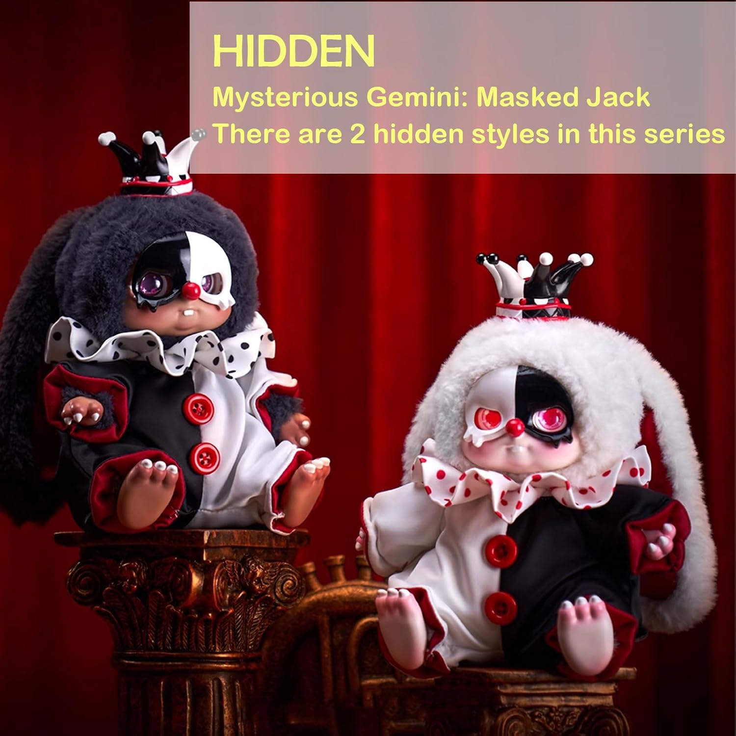 Doll blind box set, sharing the Chino Dream Journey Circus series filled mystery box toys, cute and mysterious collectible birthday gift, DIY (1 piece)