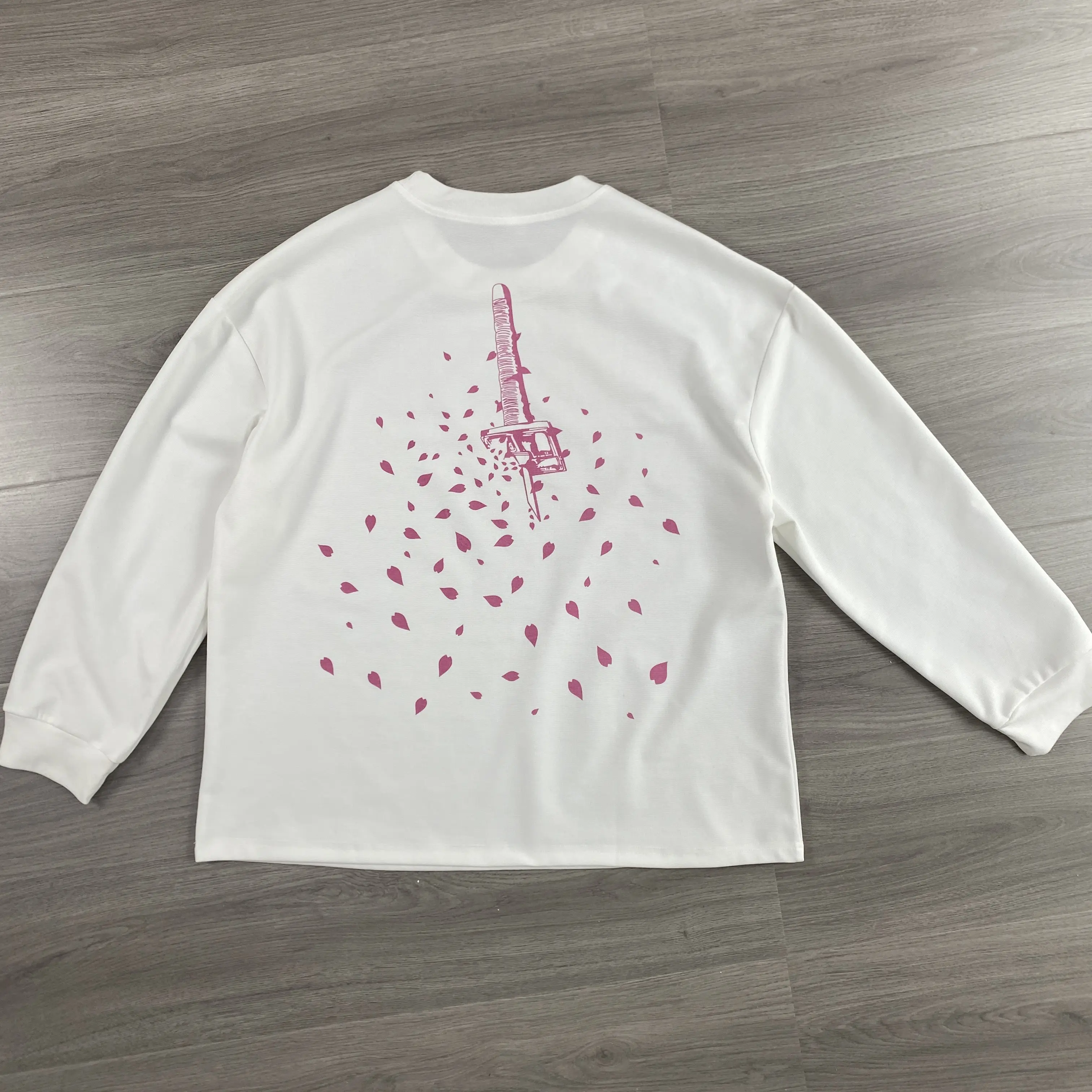 Byakuya Thermal Long-sleeved Bleach Anime Winter Menswear Long Sleeve Crewneck Casual Sweatshirt Tops for Anime Fans