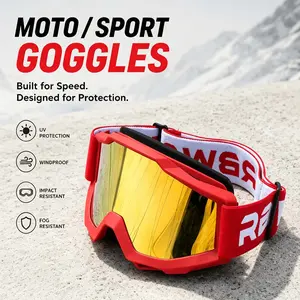 DH Downhill Electric Bikes, Motorcycles, Goggles, Outdoor Sports, Off-road, Clear, Windproof Helmet Goggles